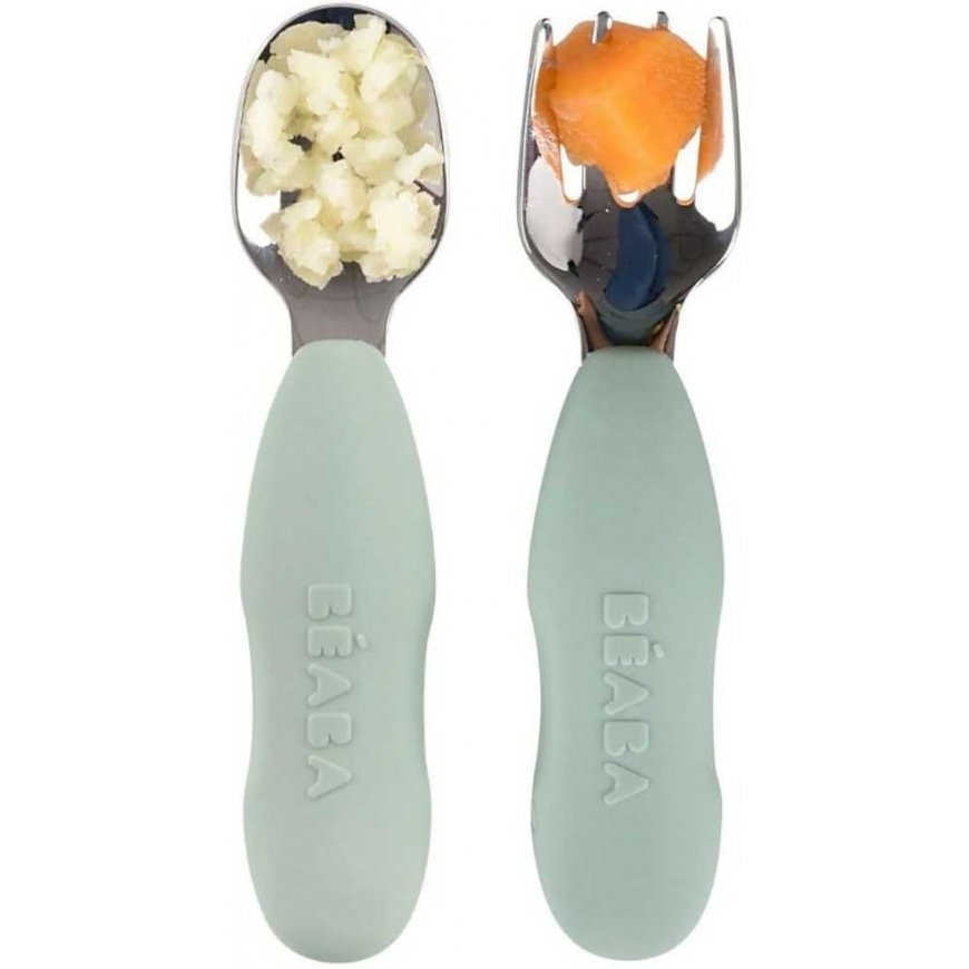 BEABA 2 PCS. STAINLESS STEEL TABLE
