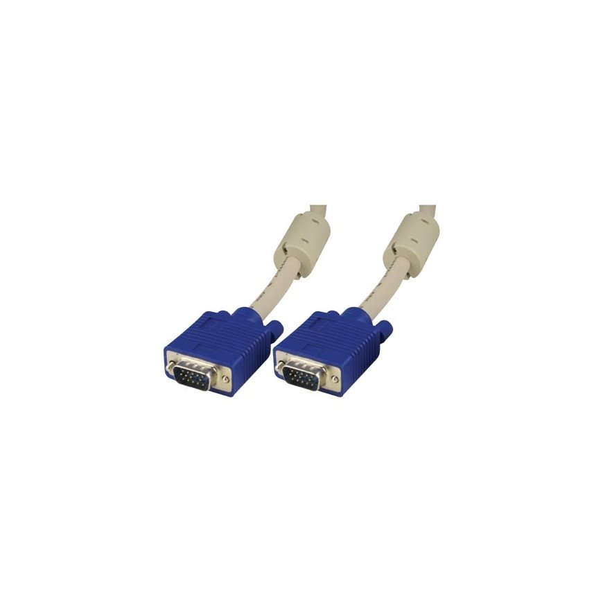 Deltaco RGB HD15 VGA kabelis 20
