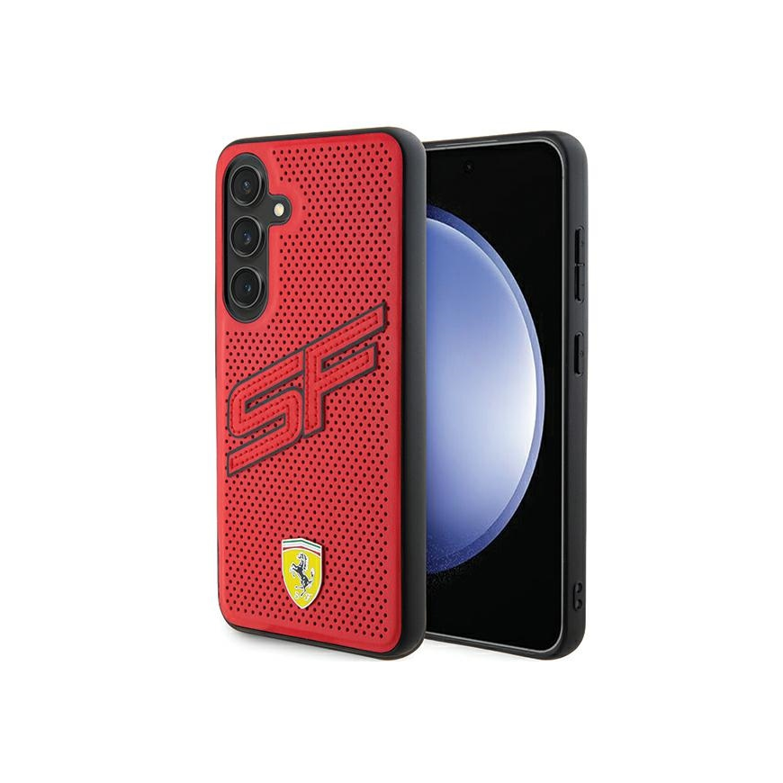 Case Ferrari FEHCS24MPINR S24+ S926 red/red hardcase Big SF Perforated