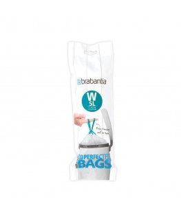 Brabantia 116681 prügikott 5 l Valge 20 tk