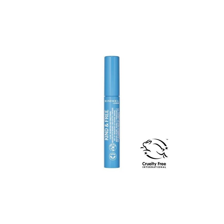 Rimmel London Rimmel Blakstienų tušas De Pestañas Kind and Free Clean N 002 Brown Juodas