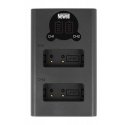 Dviejų kanalų įkroviklio rinkinys ir dvi LP-E17 įkraunamos baterijos Newell DL-USB-C, skirtos Canon