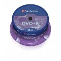 Verbatim DVD+R Matt Silver 4,7 GB 25 tk Verbatim DVD+R Matt Silver 4,7 GB 25 tk