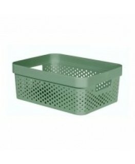 Infinity Recycled Box 11L 36x27x14cm green
