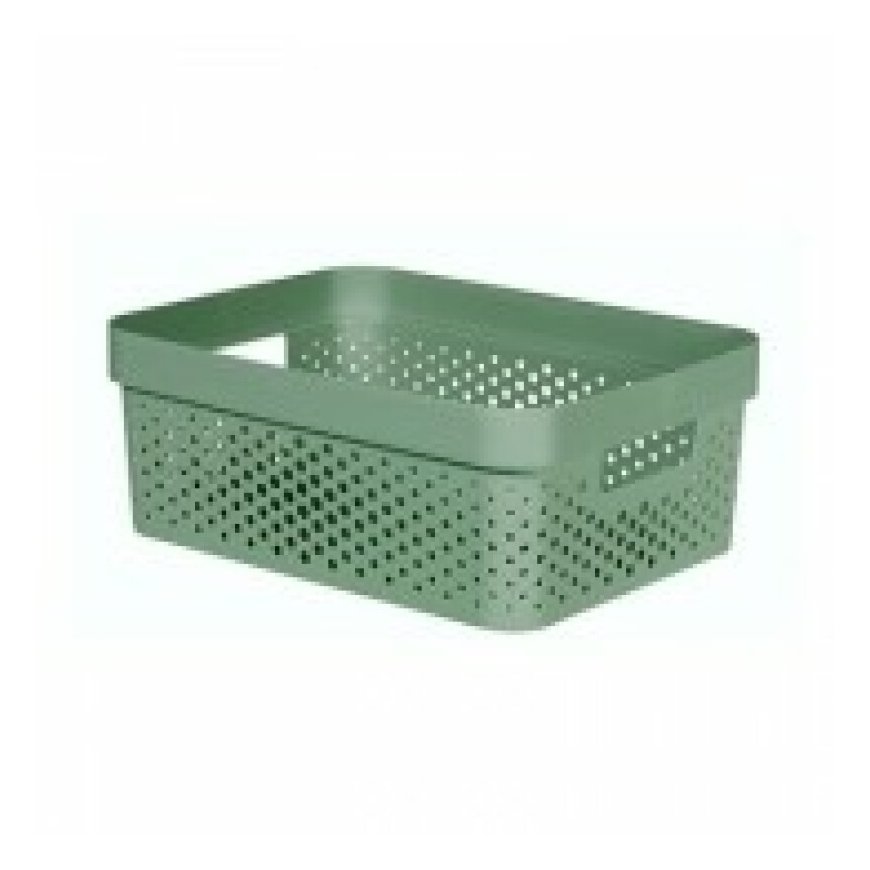 Infinity Recycled Box 11L 36x27x14cm green