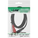 InLine 89944 audio kabelis 0,5 m 3.5mm Melns InLine 89944 audio kabelis 0,5 m 3.5mm Melns