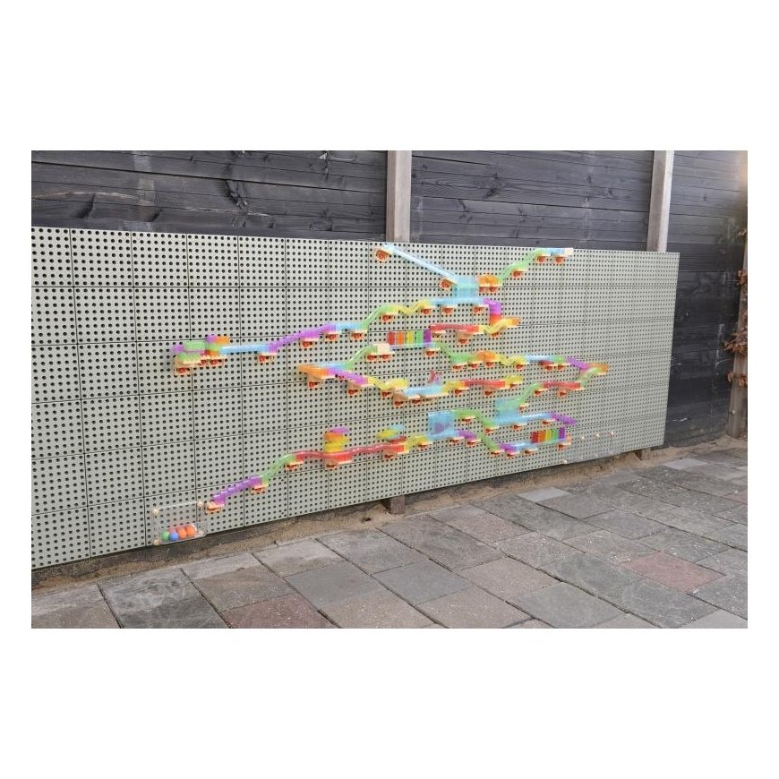 MASTERKIDZ Ball Rail Construction Set for STEM Board 63 pcs. – 3