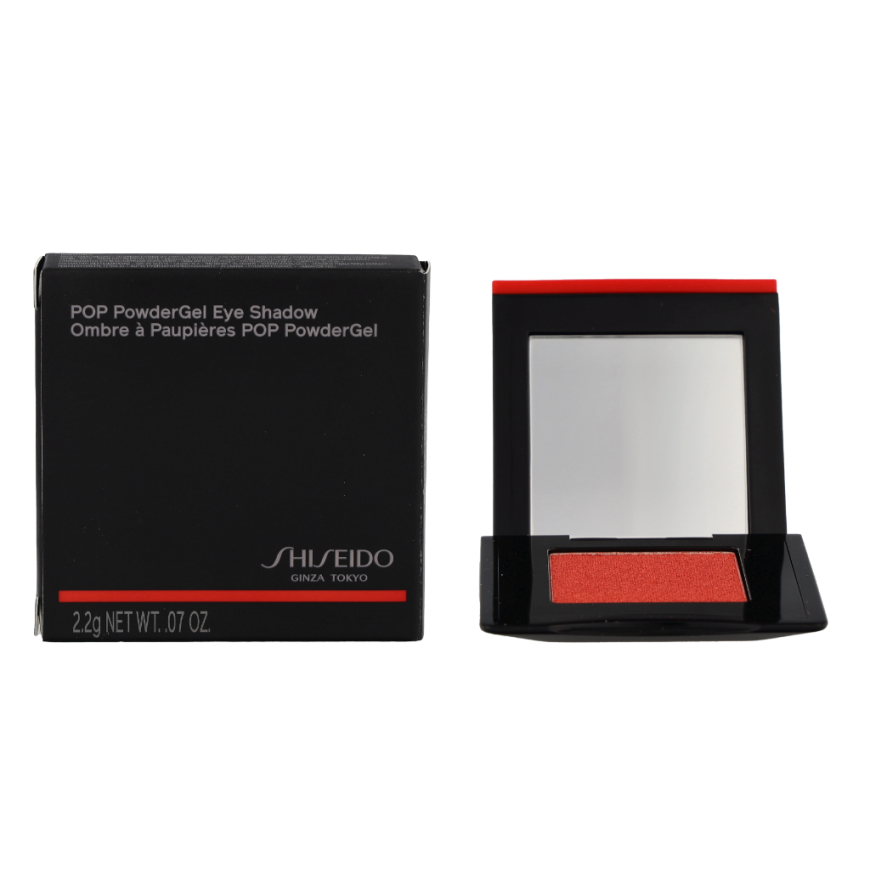 Shiseido Pop Powdergel Eyeshadow 06-Shimmering Oranžinis – 3