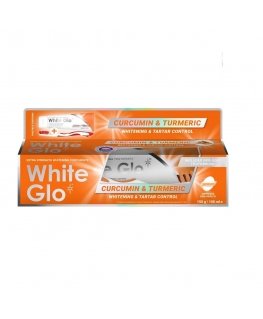 White Glo Curcumin & Turmeric Toothpaste whitening toothpaste with curcumin and turmeric 150g/100ml + toothbrush