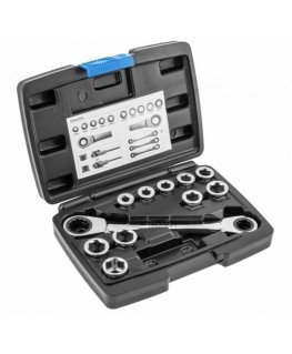 Head set Hogert HT1R490 8.0-18 mm 11 pcs.