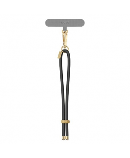 Case UNIQ Coehl Laurel Handstrap universal sznurek do telefonu na rękę black/black