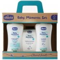 Chicco Baby Moments set płyn do kąpie 200ml + szampon 200ml + woda toaletowa 100ml