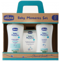 Chicco Baby Moments set płyn do kąpie 200ml + szampon 200ml + woda toaletowa 100ml