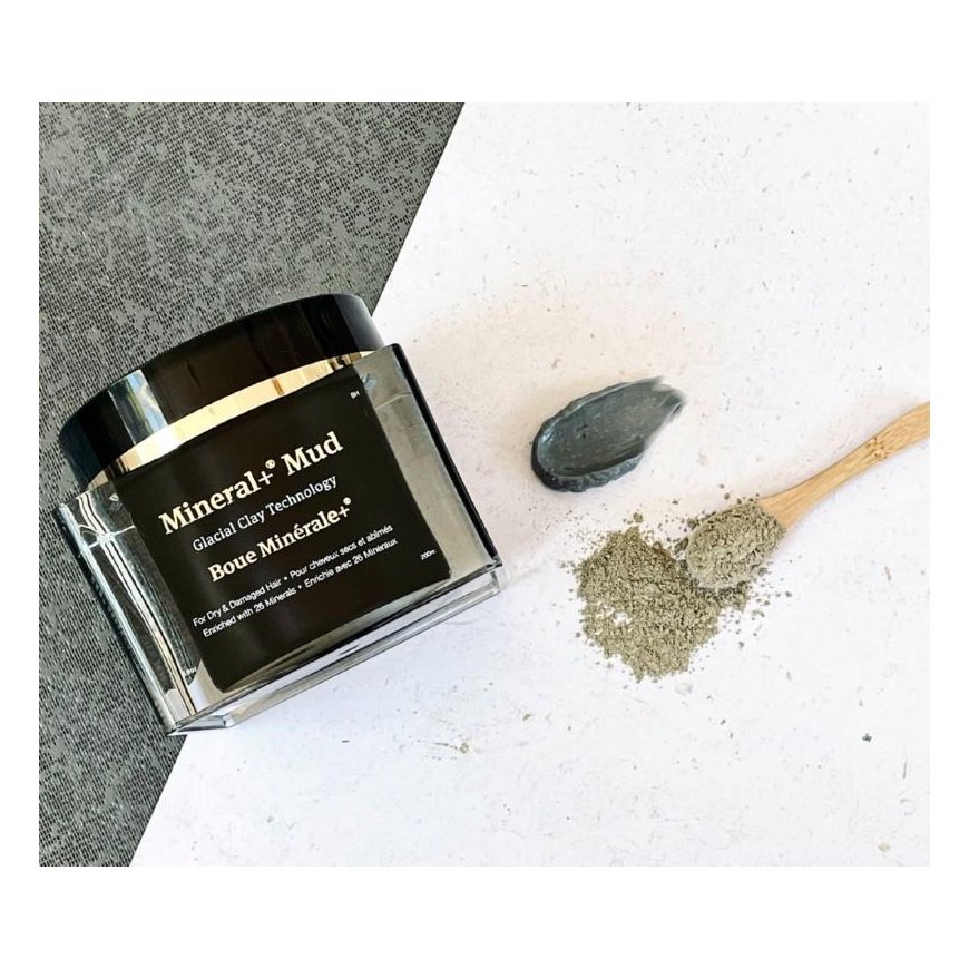 Saphira Mineral+ Mud With Glacial Clay kaukė-mineralinis purvas plaukams su ledyniniu moliu, su 26 mineralais, 200 ml – 4