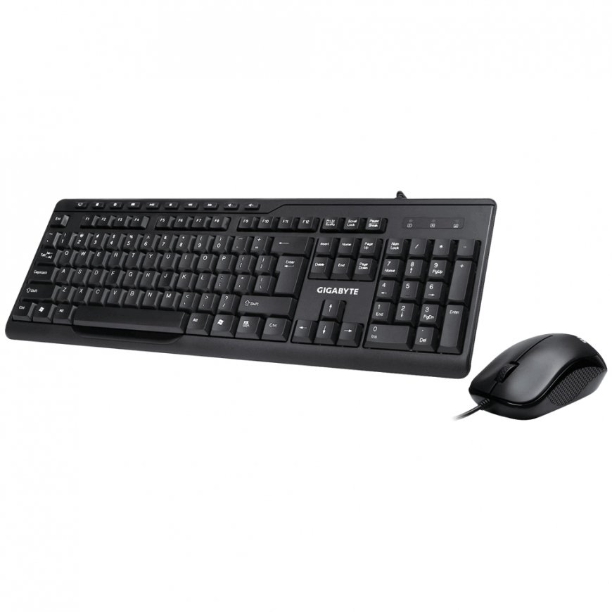 Gigabyte KM6300 klaviatuur Hiir kaasa arvatud USB Must