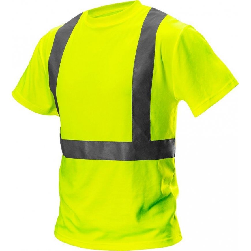 Neo warning T-shirt yellow size M (81-732-M)