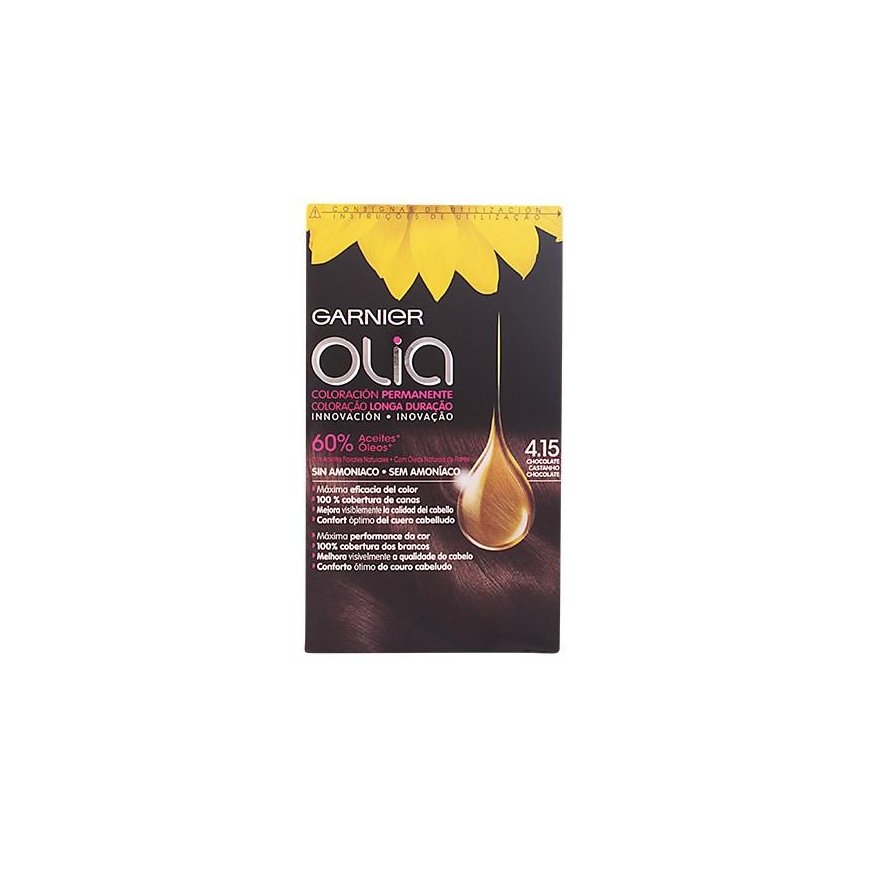 Garnier Olia permanent coloring 4.15