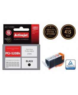 Activejet ACC-520BN ink (replacement for Canon PGI-520Bk Supreme 20 ml black)