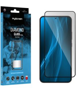 MyScreen DIAMOND GLASS LITE edge FULL GLUE black protective glass for Samsung Galaxy S22/S23