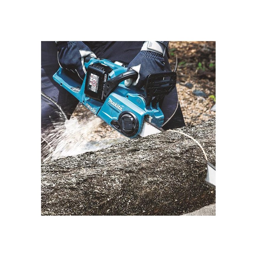 Makita DUC303PT2 Akumuliatorinis grandininis pjūklas, 2X18V 2X5,0Ah Li-ion DC18RD, BL-motor, 300mm, 20 m/s. – 3