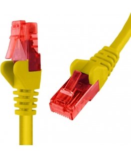 Spacetronik Cable RJ45 CAT 6 U/UTP AWG24 yellow 25m