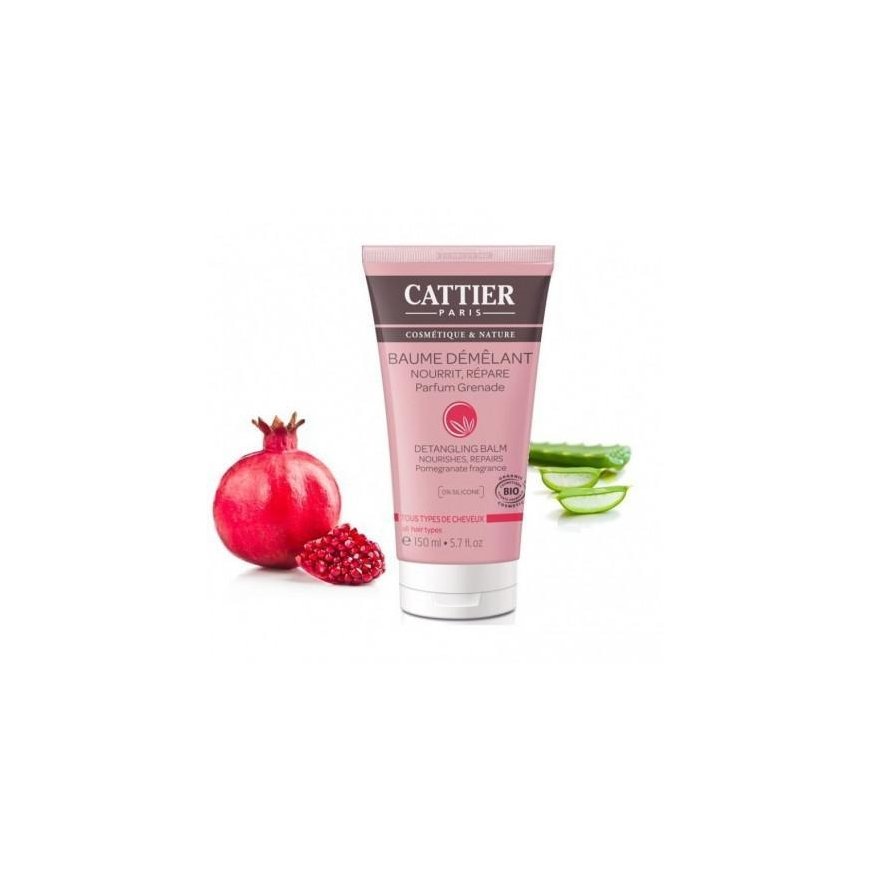 "Cattier Paris Cattier Detangling Balm" maitinamasis ir atstatomasis organinis balzamas plaukam 150ml