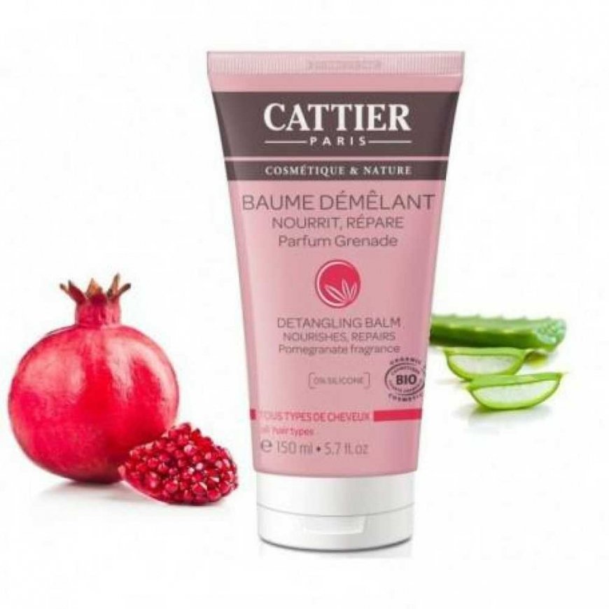 "Cattier Paris Cattier Detangling Balm" maitinamasis ir atstatomasis organinis balzamas plaukam 150ml – 2