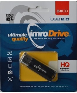 IMRO BLACK/64GB USB-muisti USB A-tyyppi 2.0 Musta