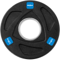 Set of rubberized cast iron weights 4x1.25kg, Olympic opening 51mm, REBEL ACTIVE Set of rubberized cast iron weights 4x1.25kg, Olympic opening 51mm, REBEL ACTIVE