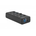 NATEC MANTIS USB 2.0 Type-B 5000 Mbit/ai Juoda NATEC MANTIS USB 2.0 Type-B 5000 Mbit/ai Juoda