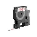 DYMO D1 Standard - Red on White - 9mm etikečių juostelė Raudona ant balto DYMO D1 Standard - Red on White - 9mm etikečių juostelė Raudona ant balto