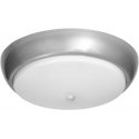 Orno KOKO LED lamp with PIR motion sensor, 12W, 3000K, 1100lm, silver-polypropylene, matte cover-polycarbonate, IP44, IK10 Orno KOKO LED lamp with PIR motion sensor, 12W, 3000K, 1100lm, silver-polypropylene, matte cover-polycarbonate, IP44, IK10