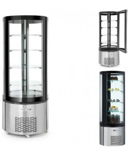 Refrigerator Arktic Round confectionery refrigerated showcase with 4 LED shelves, 360L