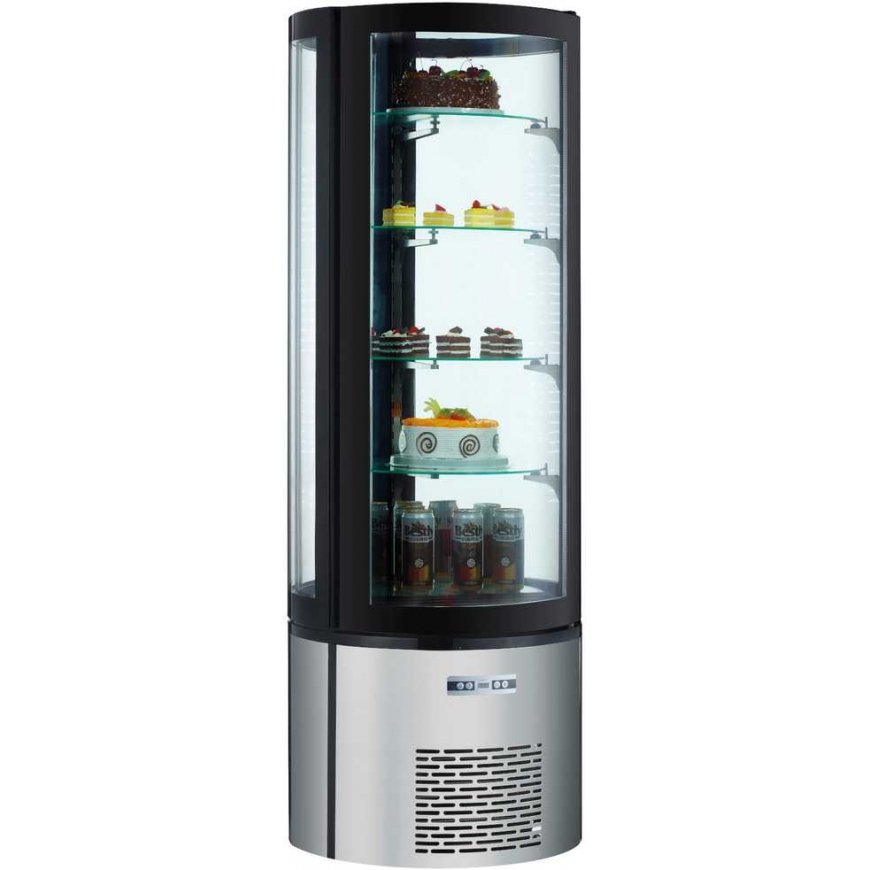 Refrigerator Arktic Round confectionery refrigerated showcase with 4 LED shelves, 360L – 2