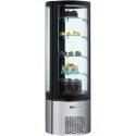 Šaldytuvas Arktic Apvali konditerinė šaldymo vitrina su 4 LED lentynomis, 360L