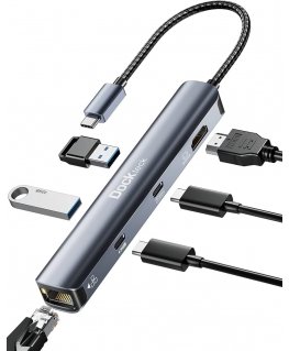 USB USB-C to HDMI adapter white