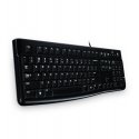 Logitech K120 Corded Keyboard klaviatūra USB QWERTY Estų Juoda Logitech K120 Corded Keyboard klaviatūra USB QWERTY Estų Juoda