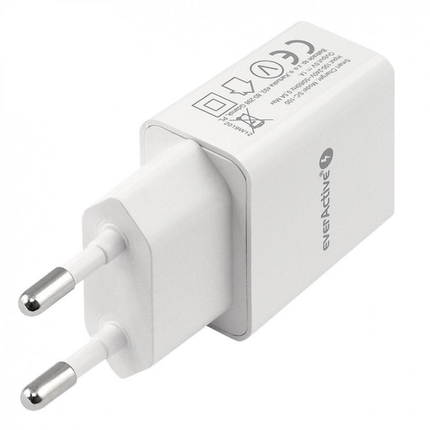 Everactive SC-100 mobiliojo įrenginio kroviklis Universalus Balta AC Vidaus – 3