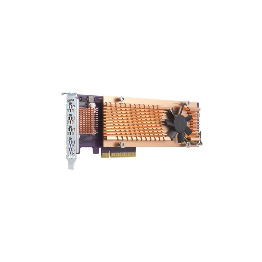 QNAP QM2-4P-384 interface cards/adapter Internal PCIe