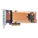 QNAP QM2-4P-384 sąsajos plokštė / adapteris Vidinis PCIe QNAP QM2-4P-384 sąsajos plokštė / adapteris Vidinis PCIe