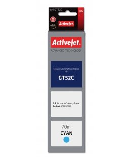 Activejet AH-GT52C tintes kārtridžs 1 pcs Saderība Augsta (XL) produktivitāte Tirkīzzils