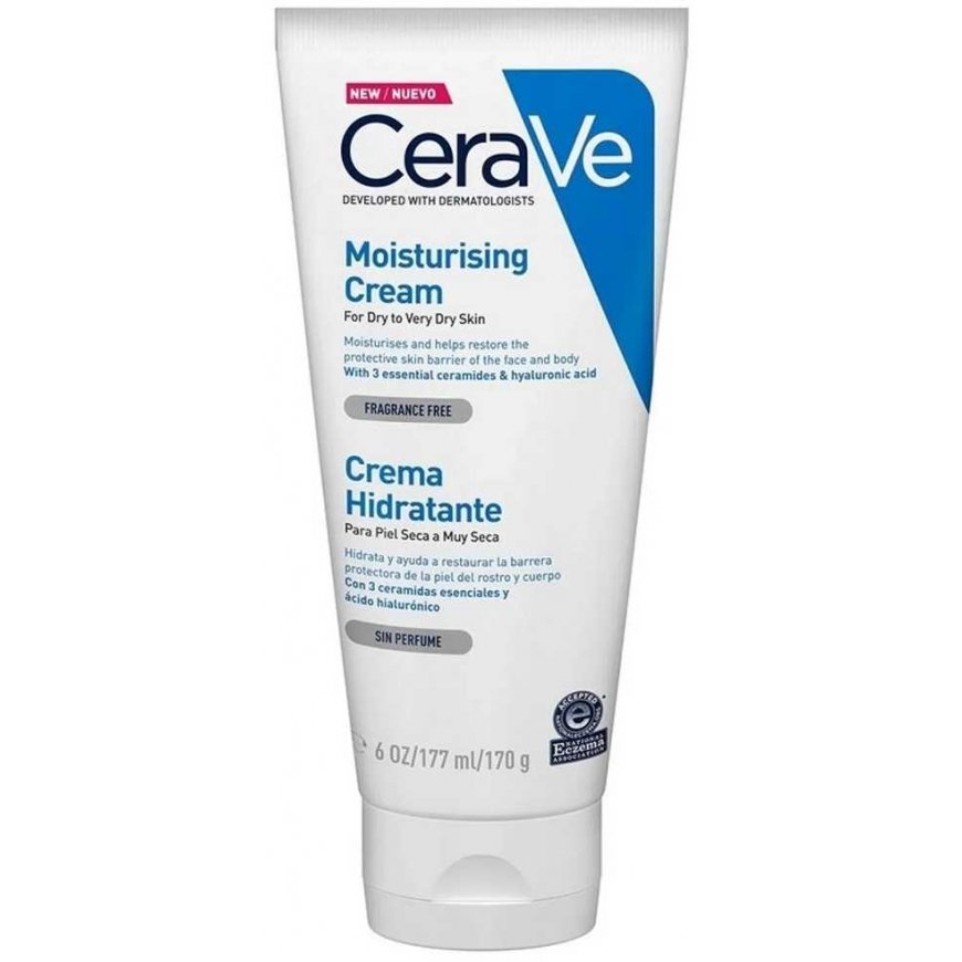 Cerave Moisturising drėkinantis kremas, 170g – 4