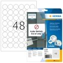 HERMA 4387 printerimärgis Valge Iseliimuv printerisilt