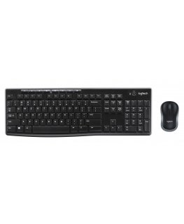 Logitech Wireless Combo MK270 näppäimistö Sisältää hiiren USB QWERTY Englanti (UK) Musta