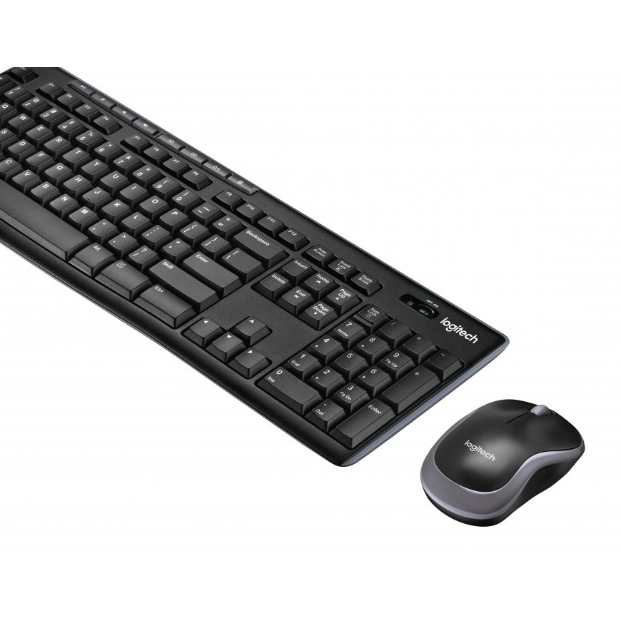 Logitech Wireless Combo MK270 tastatūra Pele iekļauta USB QWERTY Britu angļu valoda Melns – 2