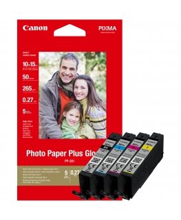 Canon 2052C004 tindikassett Originaal Must, Tsüaan, Magenta, Kollane