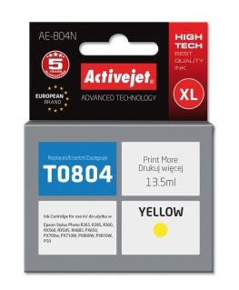 Activejet AE-804N струйный картридж 1 шт Совместимый Высокая (XL) Желтый