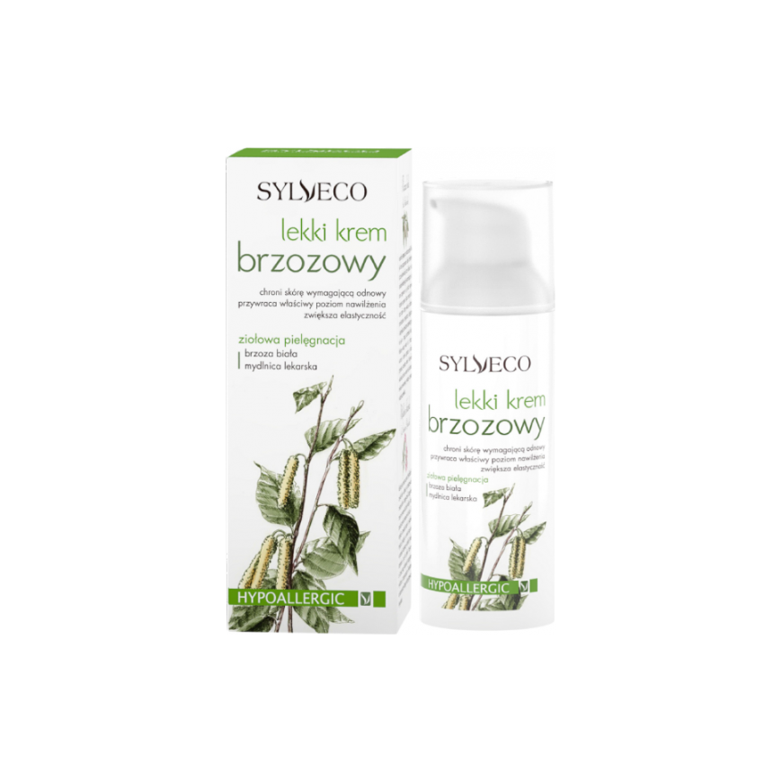 Sylveco Light BIRCH cream with 50 ml dispenser