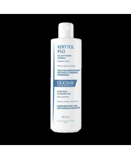 Veido ir kūno prausiklis Ducray Kertyol Pso Surgras Gel, 400ml