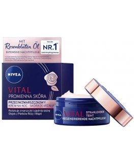 Nivea Vital Radiant Skin naktinis kremas nuo raukšlių 50ml